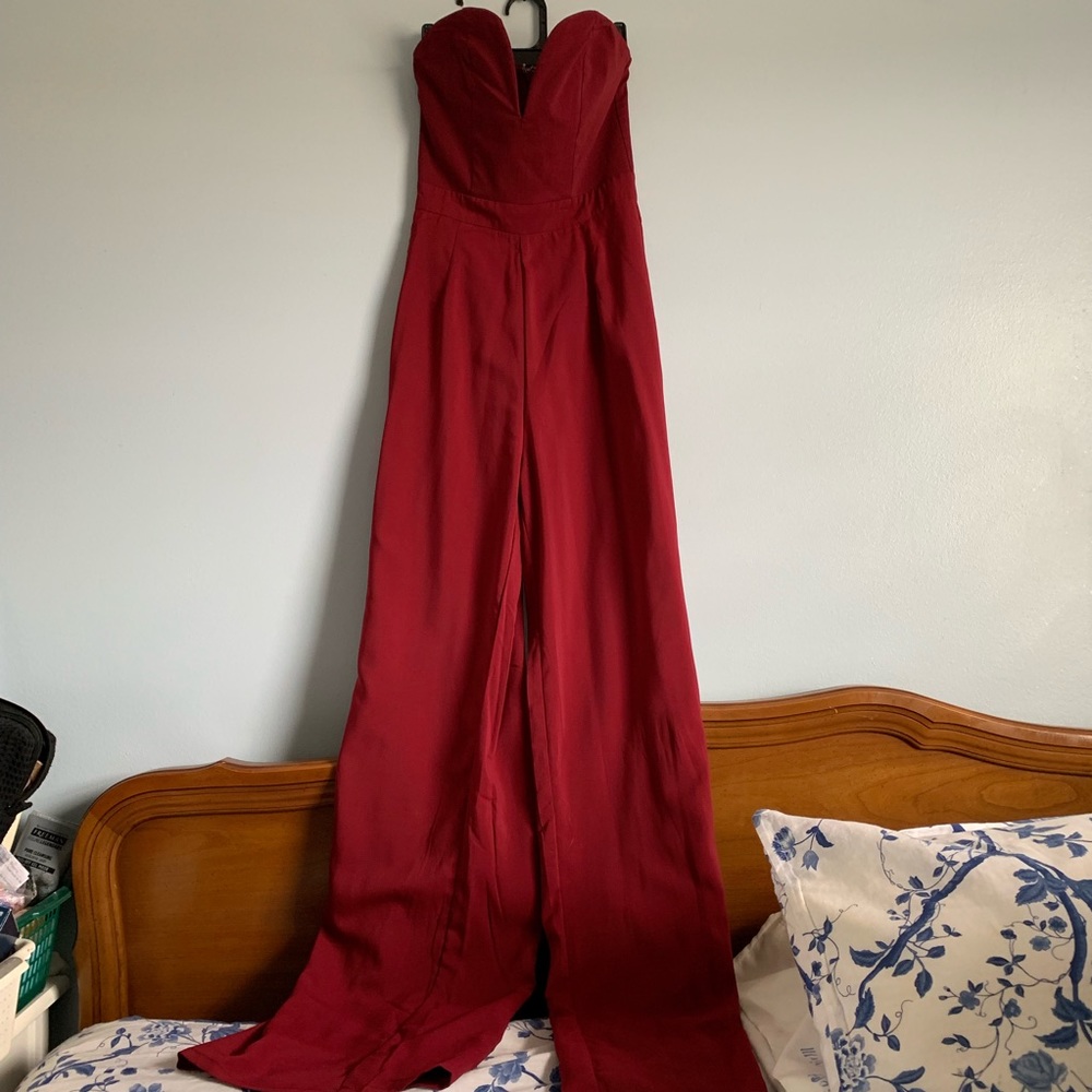 Maroon Jumpsuit